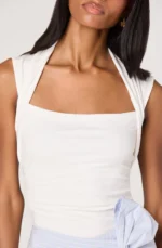 Tamrah Ruched Ribbed Tank Top - Image 3