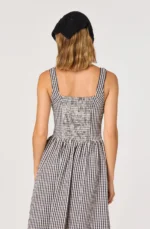 Temperance Gingham Check Maxi Dress - Image 2