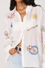 Trace Embroidered Picnic Shirt - Image 3