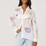 Trace Embroidered Picnic Shirt