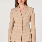 Valor Plaid Tailored Blazer