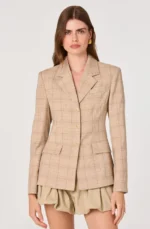 Valor Plaid Tailored Blazer