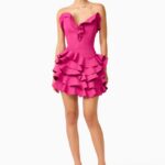 Liora Strapless Tiered Mini