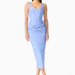 Floriana sleeveless Column Dress