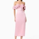 Espera Off Shoulder Midi Dress
