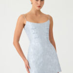 ANDI BROCADE MINI DRESS