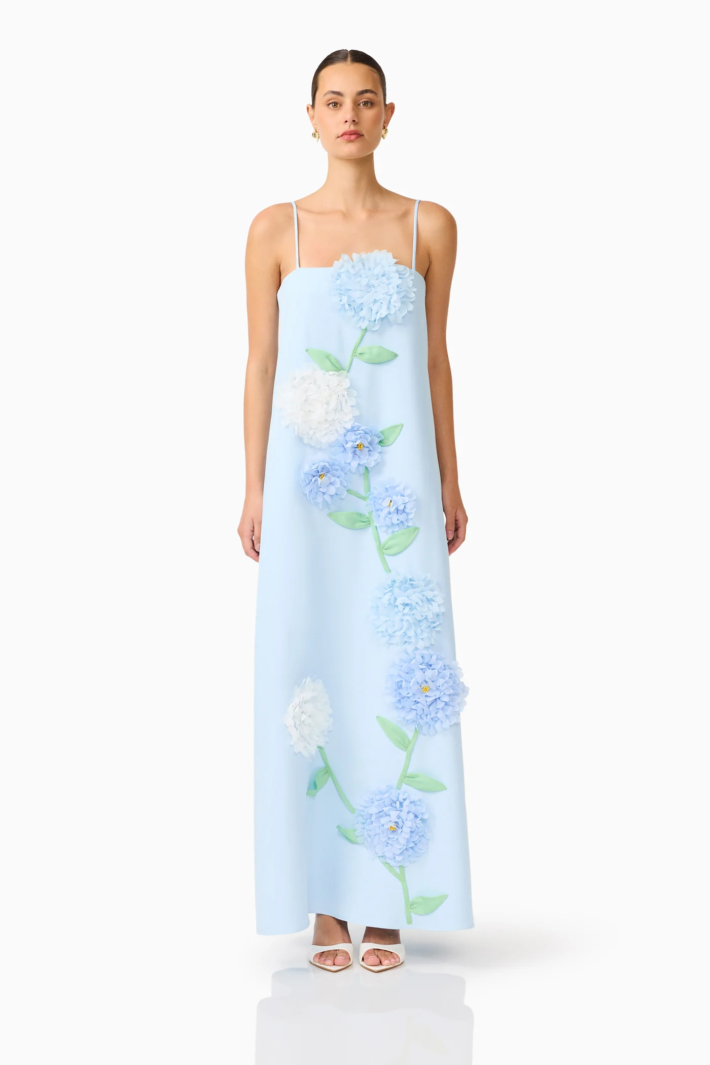 IMG_0294 Buttercup Embroidered Maxi Dress In Blue - Image 1
