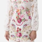 Lace Sleeve Mini Dress Torero Libertine