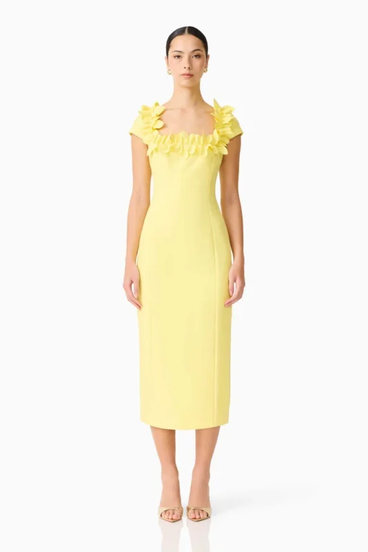 Cara Short Sleeve Midi Dress
