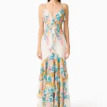 Clementina Ruffle Maxi Dress