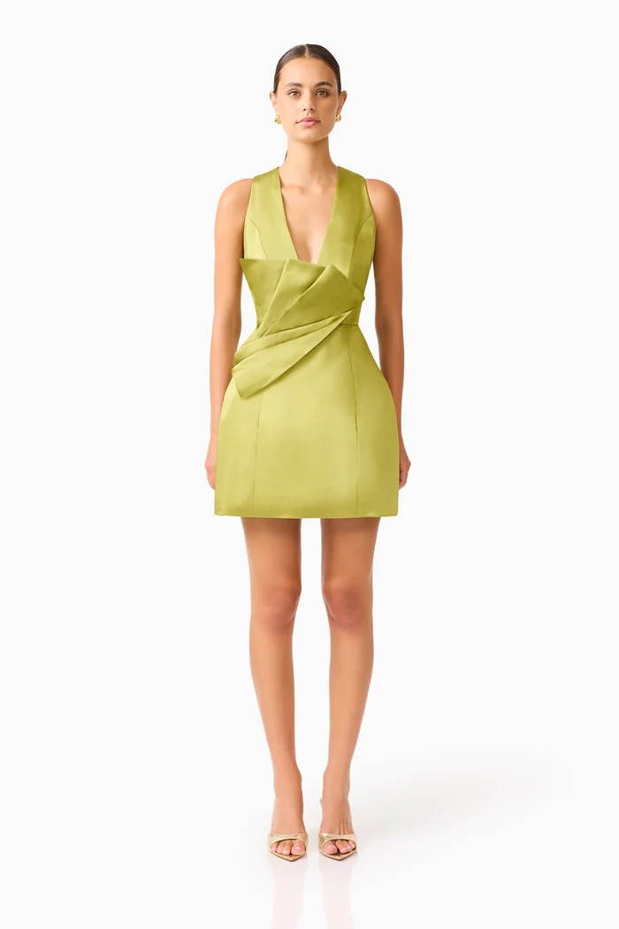 camel f Camellin Tulip Mini Dress - Image 1