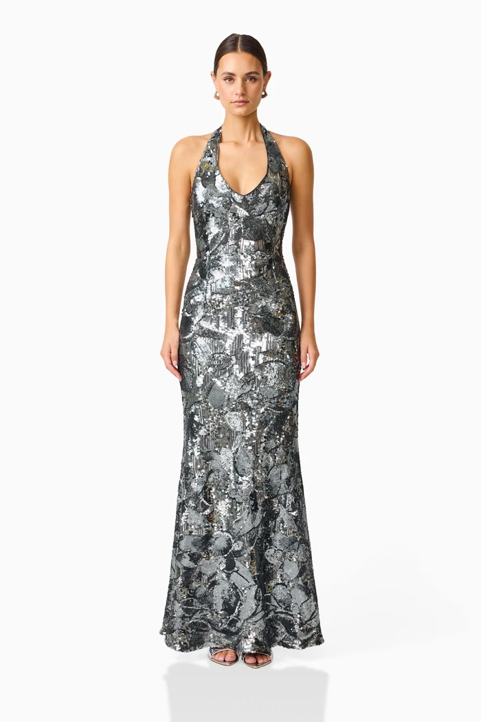 titana f Titania Halter Gown - Image 1